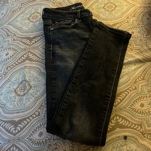 american eagle dark wash jeans